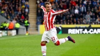 GKノーチャンス　シャキリが空いたコースに狙いすました一撃【ビューティフル・フリーキック】