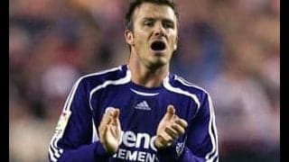 レアルでのラストシーズンのベッカムが見せた柔らかく可憐な直接FK【ビューティフル・フリーキック】