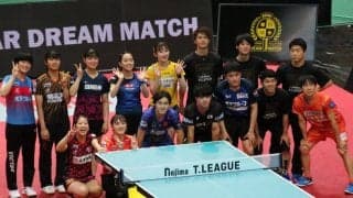 Tリーグ選抜vs高校3年生の“夢の対決”出場選手決定　水谷隼、早田ひならが参戦