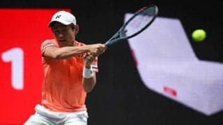 西岡良仁、パリ大会初戦は世界56位のアンドゥハルと。欠場者も相次ぐ