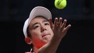  西岡良仁 逆転勝ちで初戦突破 