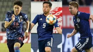森保一監督が明かした10月不参加の長友佑都、橋本拳人、浅野拓磨の招集ポイントは？