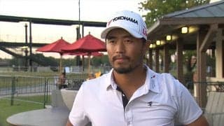 小平智、前後半で対照的なプレーも暫定21位　「ガンガン攻めて伸ばしていきたい」