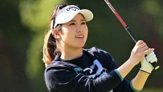 20歳新人・西村優菜は8アンダー暫定6位　2戦連続V射程も「まずはトップ5を目指したい」
