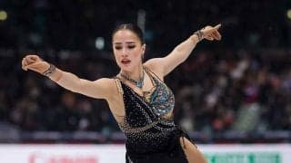 ザギトワ、新衣装公開　情熱の赤＆シックな紺に反響「似合ってる」「とても美しい」