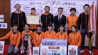 中国電力、通算3回目のV　「本当に凄い選手」手術乗り越えた主将土`田に指揮官感謝