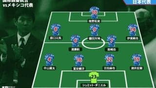 【日本代表プレビュー】この先2年の指標となる試合、チャレンジを忘れず現在地を測る《国際親善試合/日本vsメキシコ》