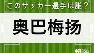 【奥巴梅扬】このサッカー選手は誰？
