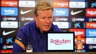 リーガで不調のバルサ 監督クーマン「リーグ戦で変わる時期は今」
