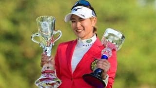 原英莉花、今季ベストショットは“110yスーパーイーグル”　本人も仰天「入った!?」