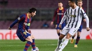 バルサまさかの３失点惨敗で首位通過を逃す PK２発ロナウドが空砲連発のメッシに完勝