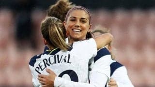  “なでしこの天敵”米女子代表の美女ストライカー、アレックス・モーガンがスパーズ移籍後初ゴールを記録！