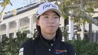 渋野日向子「耐えて耐えて耐えまくる」難コース、難コンディションのメジャーに挑む