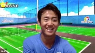 西岡良仁と大忘年会！オンラインテニス教室「N論」参加者を募集