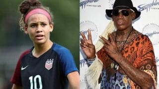 バスケ界のレジェンド、ロッドマン氏の娘がNWSLドラフト有力候補に