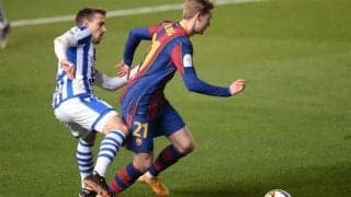 メッシ不在のバルサ、PK戦の末 ソシエダとの激闘を制しスーペルコパ決勝戦へ