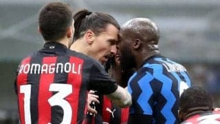 イブラとルカクが衝突！「乱闘」「レッド」「FK弾」のミラノダービーが話題