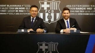 メッシとバルサのミリオン契約 ４年総額705億円
