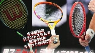 全豪オープン男子シングルスラケット調査 (2)「メーカーシェア、人気シリーズ」