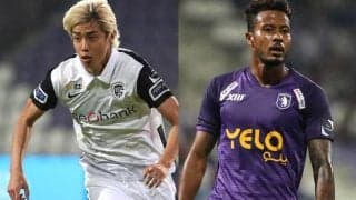 日本人対決で起きたドライブシュートと“くねくね”ゴールパフォーマンスに脚光「芋虫？ミミズ？」