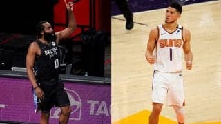 ジェームズ・ハーデン、デビン・ブッカーが2月の月間最優秀選手賞に選出