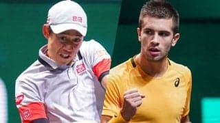 【6日3時半以降開始】錦織圭のロッテルダム大会準々決勝。世界26位チョリッチと対戦