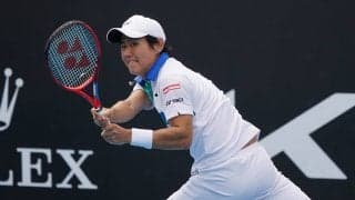 西岡良仁、体調不良でプレーを断念。「オープン13プロバンス」初戦で悔しい途中棄権