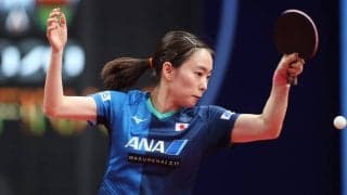 石川佳純、ルーマニアのTリーガーに苦杯　3回戦で姿消す＜卓球 WTTスターコンテンダードーハ＞