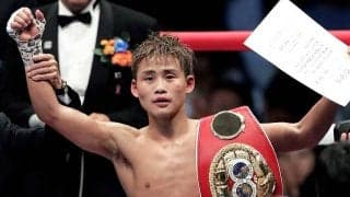 京口紘人、念願の米デビュー戦で5回TKO！　”石頭”で相手が拳を負傷…3度目防衛成功