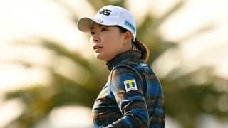 渋野日向子は暫定59位で終了「-20点くらい」　ショットには手応え「意識してできた」