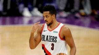 左足の骨折で欠場中のCJ・マッカラム、ブレイザーズの得点源が復帰するのは来週か？