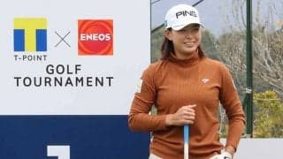 渋野日向子「やっといいゴルフができた」　2打差暫定2位に笑顔「やるべきことやり通す」