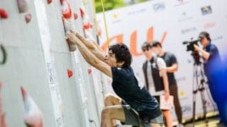 楢崎智亜が日本新記録更新で初優勝！ 野口啓代も初優勝飾る 「スポーツクライミング 第3回スピードジャパンカップ」