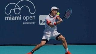 【速報】錦織が第1セットを落とす。世界5位チチパスとの3回戦[ATP1000 マイアミ]
