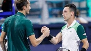 メドに快勝でマイアミ4強入り