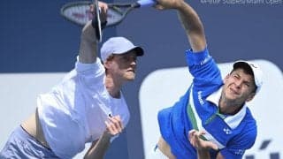 19歳シナーと23歳フルカチュの決勝は今晩日本時間深夜2時予定。続いての女子ダブルス決勝・青山/柴原ペアのプレーも注目［マイアミ・オープン］