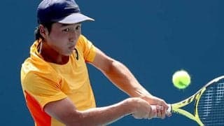 17歳の望月慎太郎 快勝でITF8強