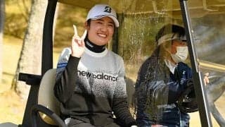 21歳稲見萌寧「疲れはピークを通り越した」　出し尽くした2週連続Vは「本当に嬉しい」
