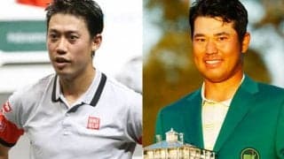  錦織圭、松山英樹を祝福 