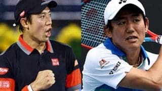 錦織は39位、西岡は60位に