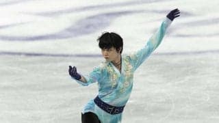 羽生結弦はウインク＆ピース　イタリア女子選手が歓喜の自撮り2ショット「夢が叶った」