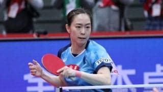 石川佳純、背中の痛みで大事を取り棄権＜卓球・ビッグトーナメント＞