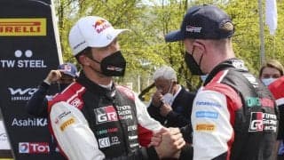 WRCクロアチア：オジエ「午前のエルフィンの走りでプランが変わった」イベント後記者会見