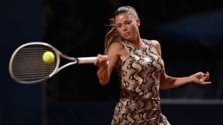セクシーな投稿も人気の美女テニス選手の父に警備員を呼ぶ事態に