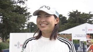 渋野日向子、難コース警戒も「我慢、我慢して4日間戦えるように頑張りたい」