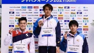 [水泳]ジャパンオープン３日目　細川が準優勝で表彰台へ