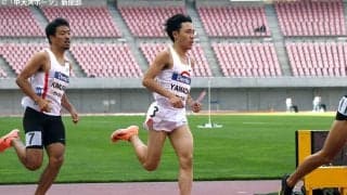 山田、舟津・田母神と競演し「この大学で練習すれば必ず強くなれる」ーデンカアスレチックスチャレンジカップ 2021