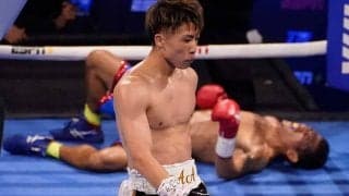 井上尚弥、衝撃3回TKO！　左ボディー炸裂でダウン3度「早い回でいけると確信した」