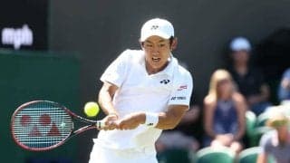 【速報】西岡 世界64位ベデネにストレート負けで2回戦敗退