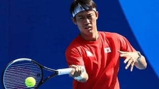 錦織圭 五輪会場で複の練習 